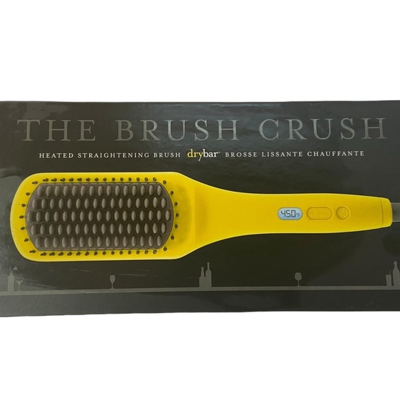 Drybar The Brush Crush Heated Straightening Brush – Yellow with Box - Picture 6 of 10